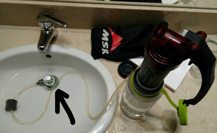 Hotel sink hack