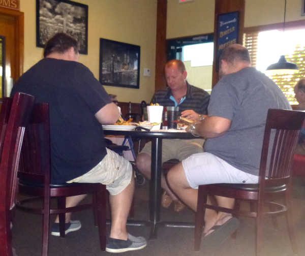 Morbidly obese diners in Vero Beach, Florida