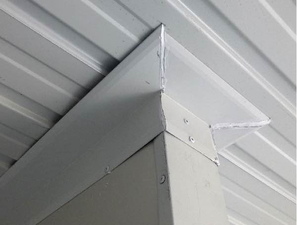 Interior detail, prefab house, Uruguay