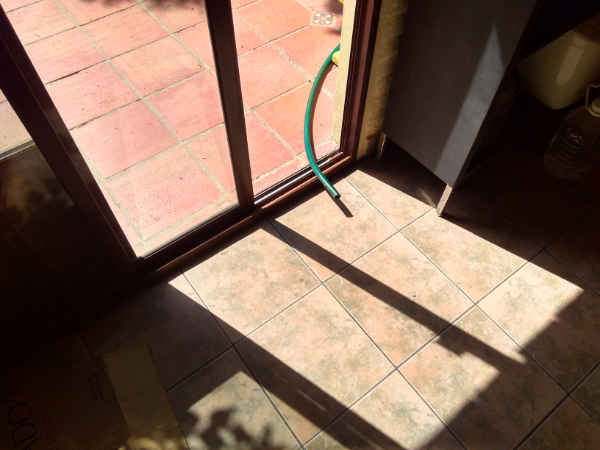 garden hose in door