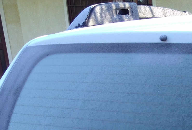 First frost 2018 Uruguay