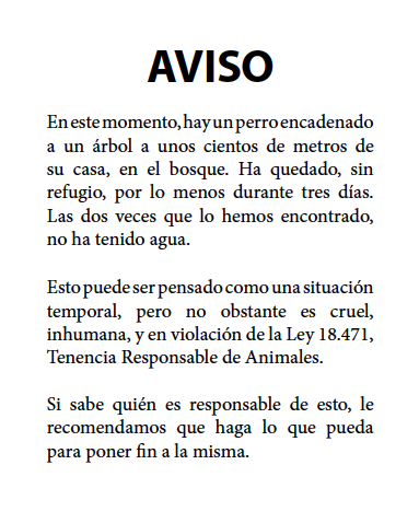 aviso