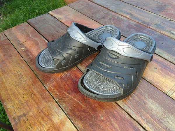 modified fake Crocs