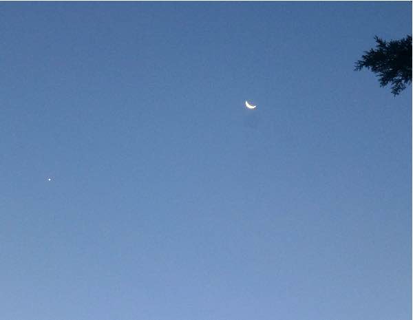 Moon and planet, Atlántida, Uruguay