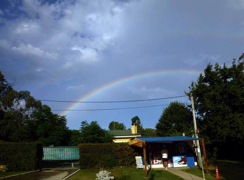 Double rainbow, Atlántida, Uruguay