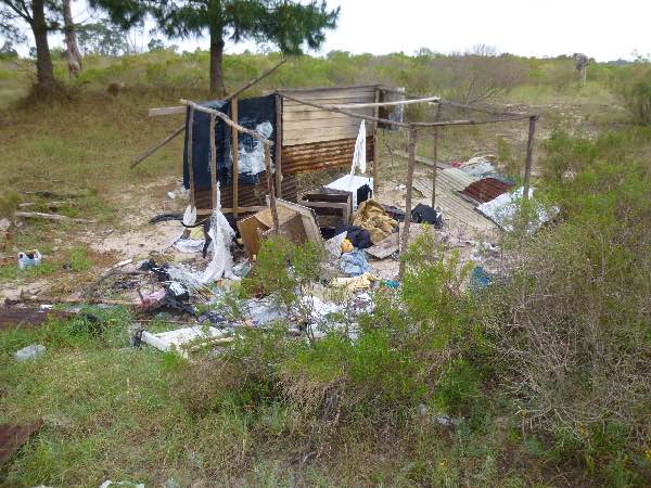 Shack in open area, Canelones Uruguay