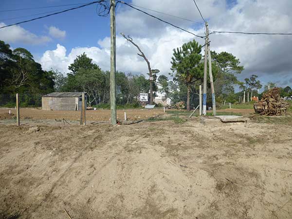 Beginning of construction, Uruguay