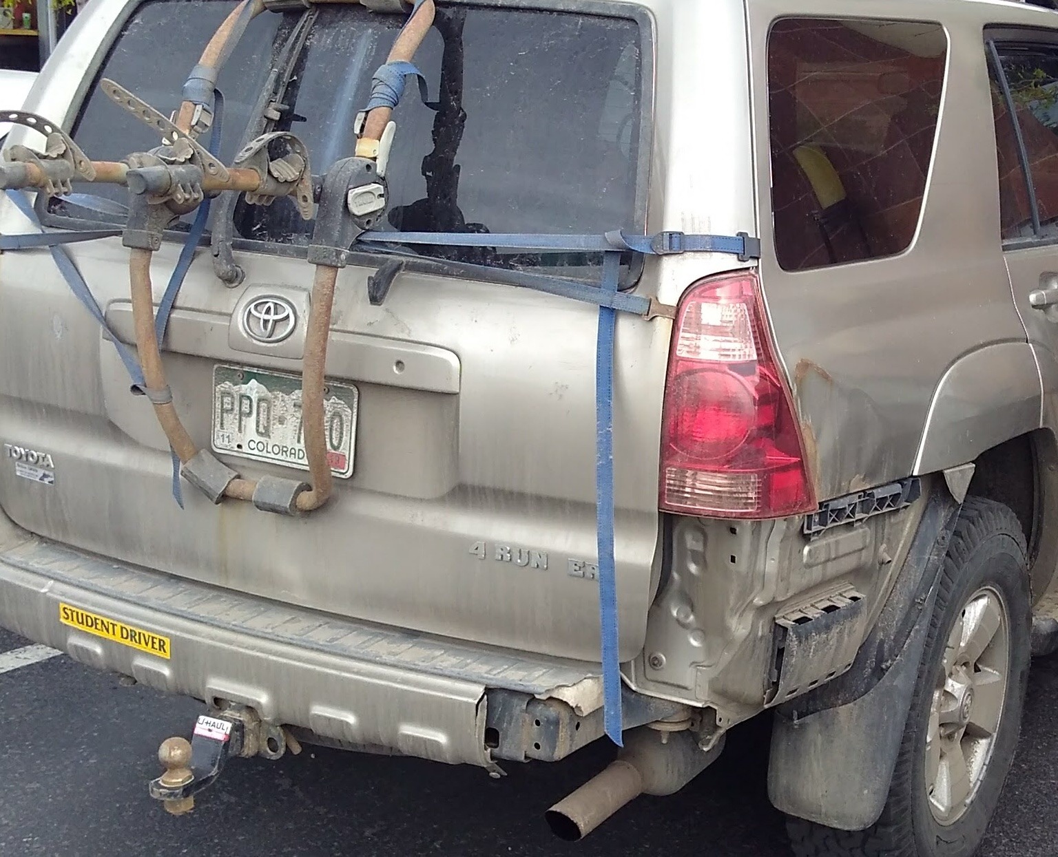 damaged car