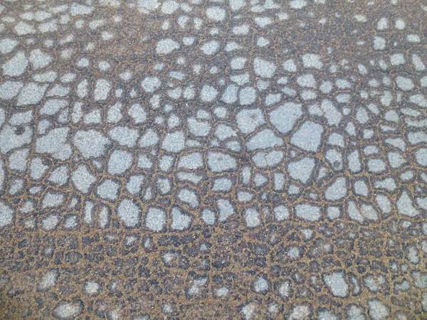 fractured pavement, Atlántida, Uruguay