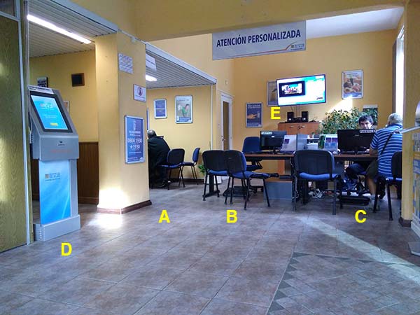 Overkill at the local electric utilty office, Atlántida, Uruguay