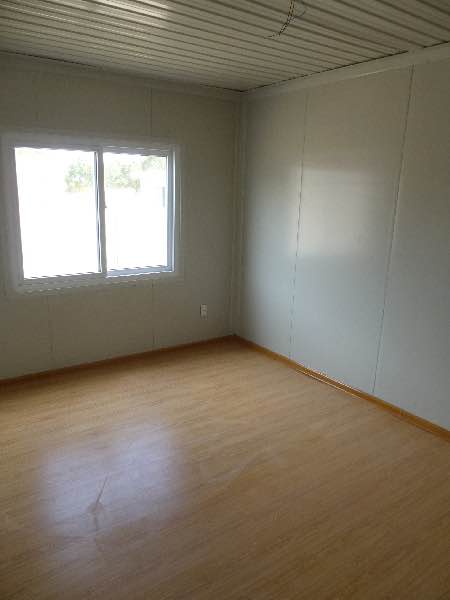 Interior, prefab house, Uruguay