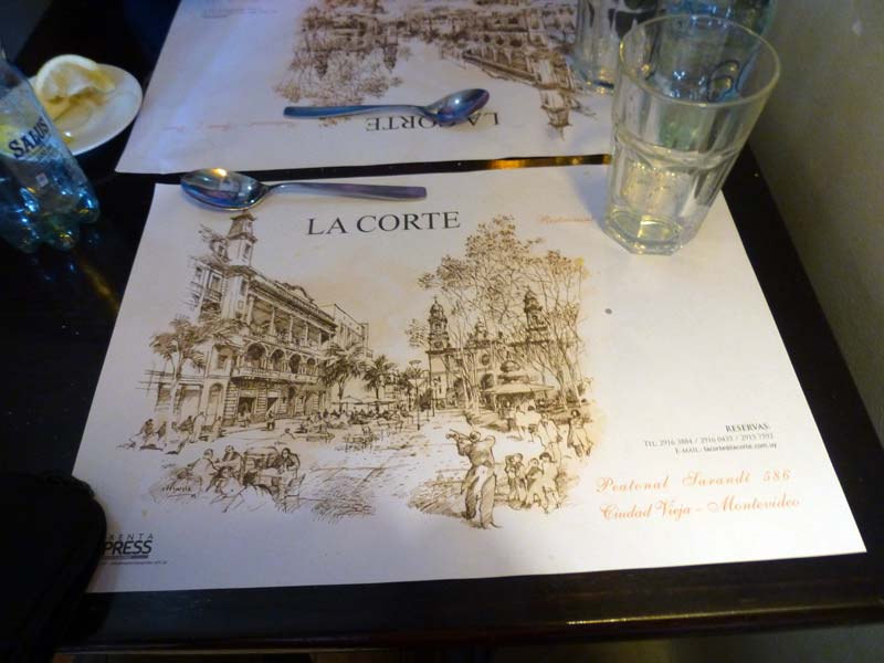 La Corte restaurant, Montevideo, Uruguay