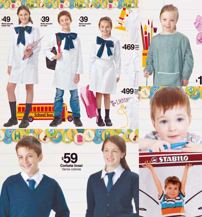 back-to-school ad in Uruguay