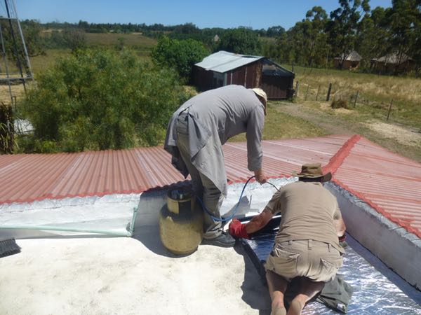 Waterproofing the roof, campo