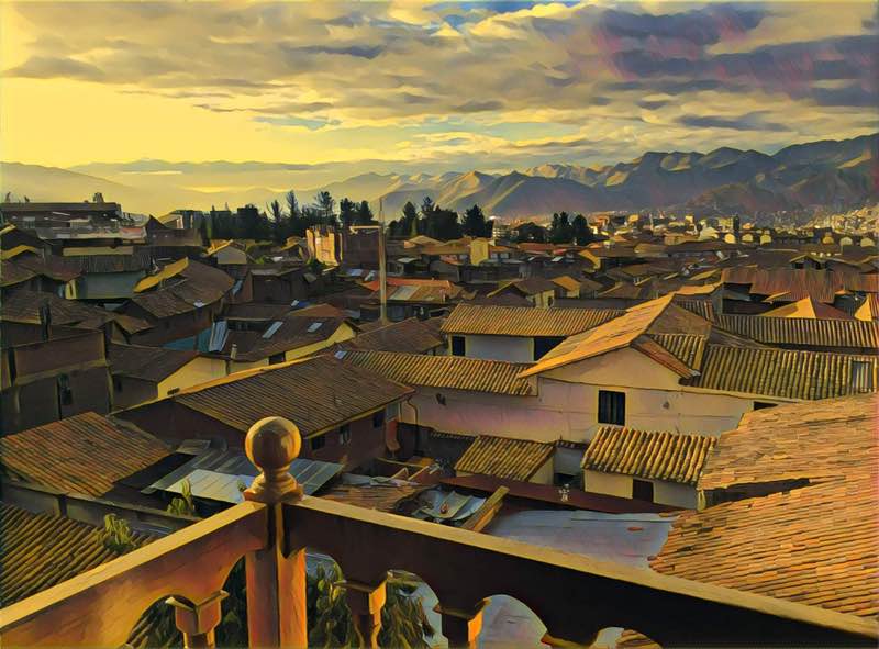Cuzco sunrise (variation)