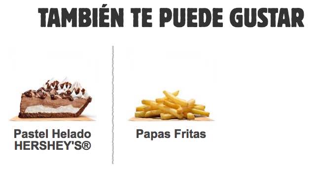 cake and fries